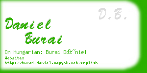 daniel burai business card